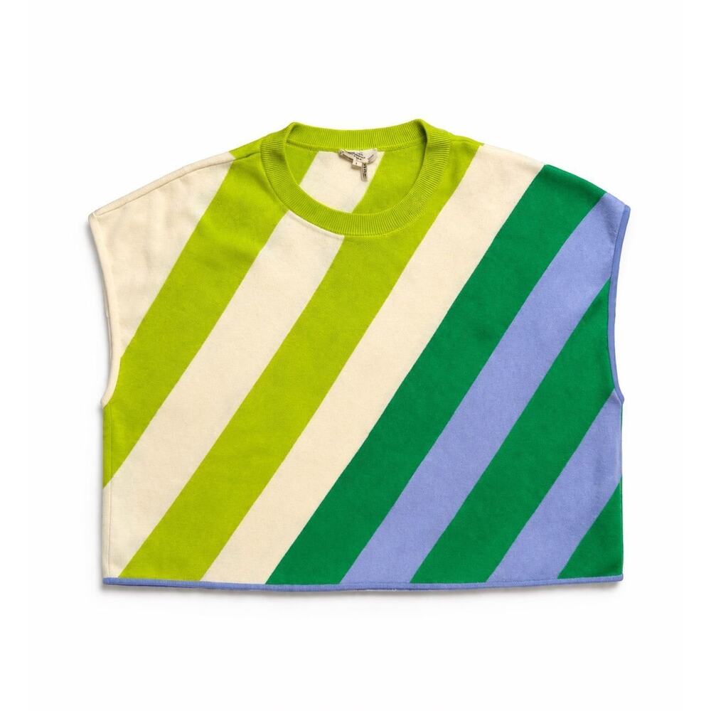Entro Striped Knitted Top - Picture 2 of 3